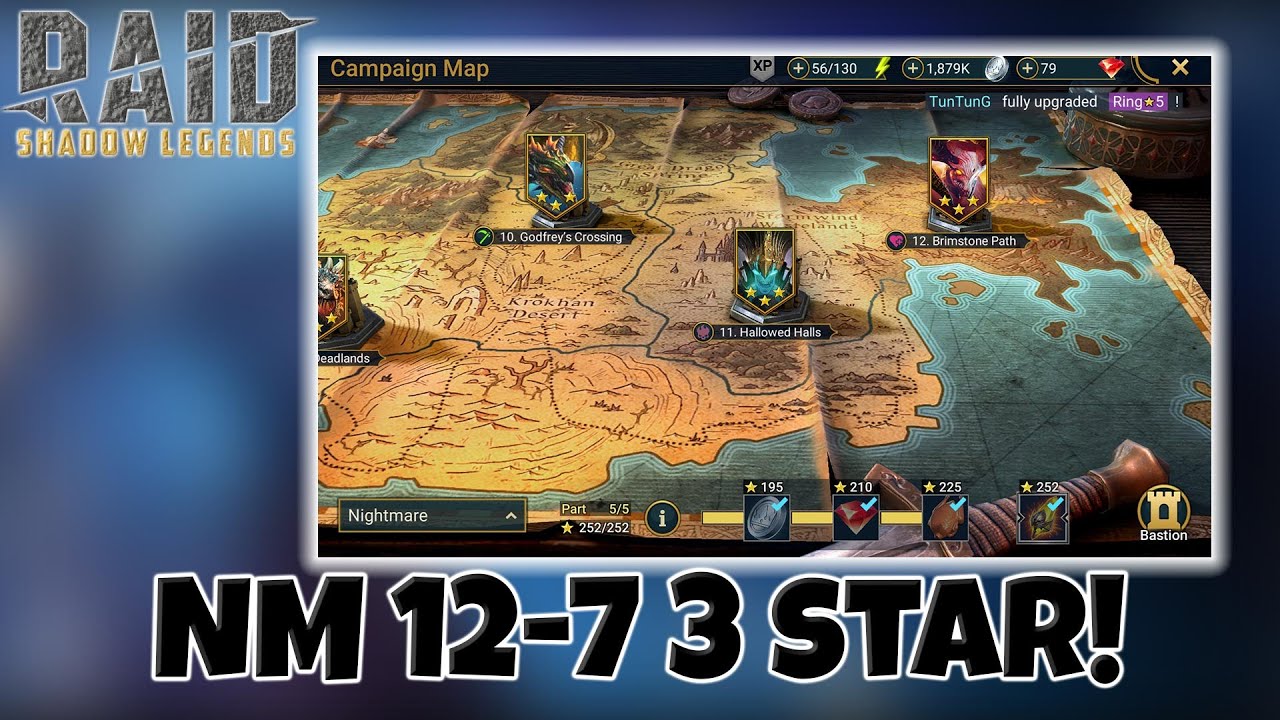 RAID SHADOW LEGENDS - HOW TO BEAT NIGHTMARE CAMPAIGN 12-7