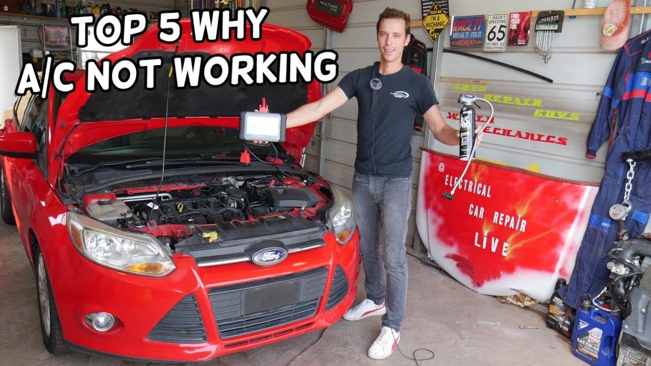 TOP 5 REASONS WHY AC IS NOT WORKING ON FORD FOCUS, AC BLOWS HOT FIX