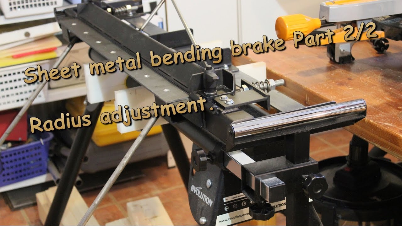 Metal working: Sheet metal bending brake. Part 2 / 2