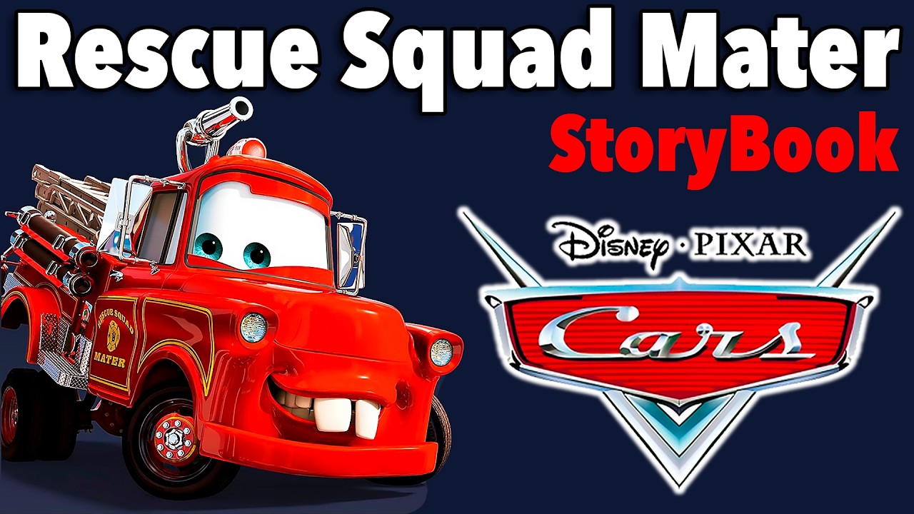 Cars Read Along Story Book | Read Aloud Story Books for Kids | Cars - Rescue Squad Mater