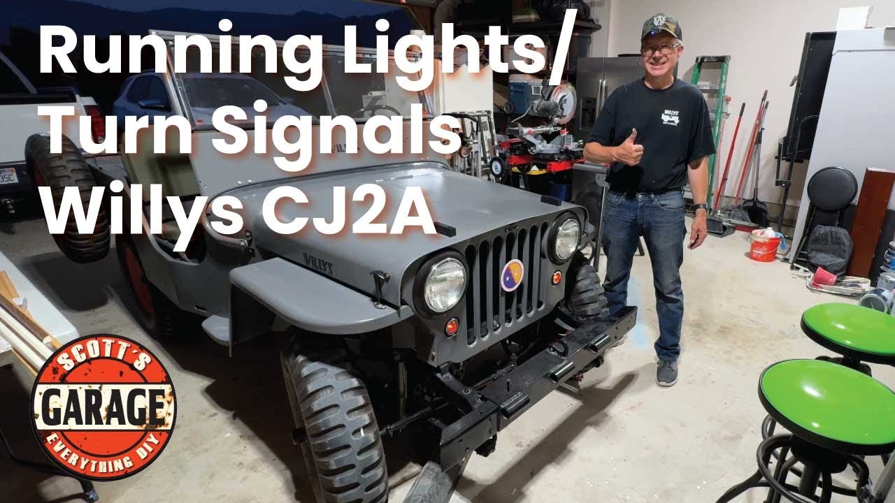 Обновление освещения Willys CJ2a / От габаритных огней до поворотников