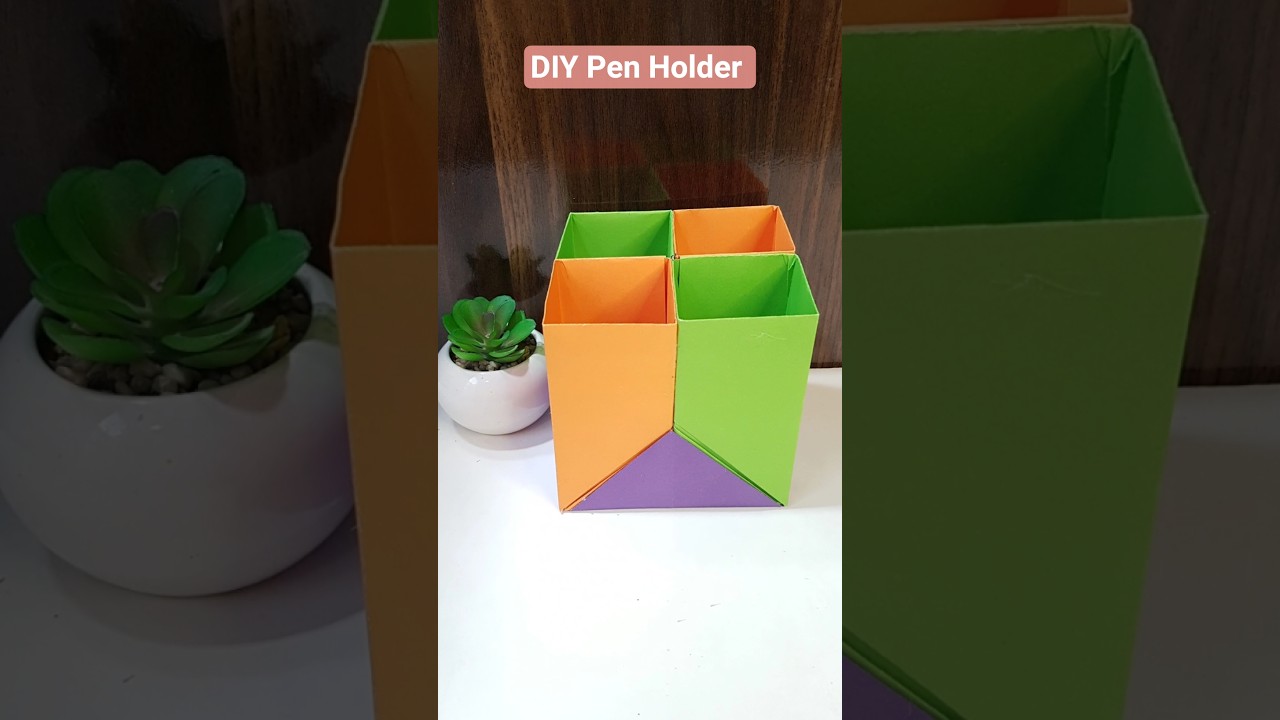 Super Easy DIY Pen Holder 😍 Made with Paper Only