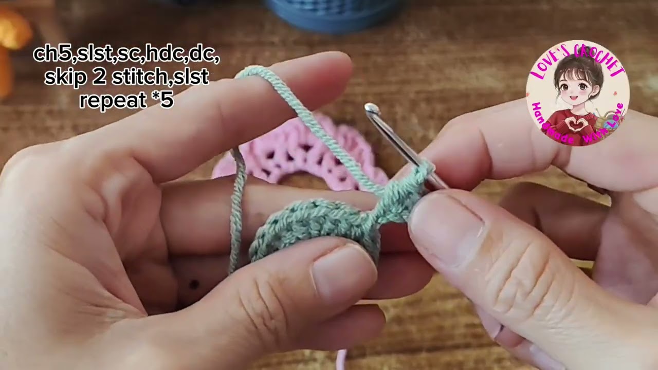 Mini Rose Crochet Tutorial |handmade |minirosetutorial