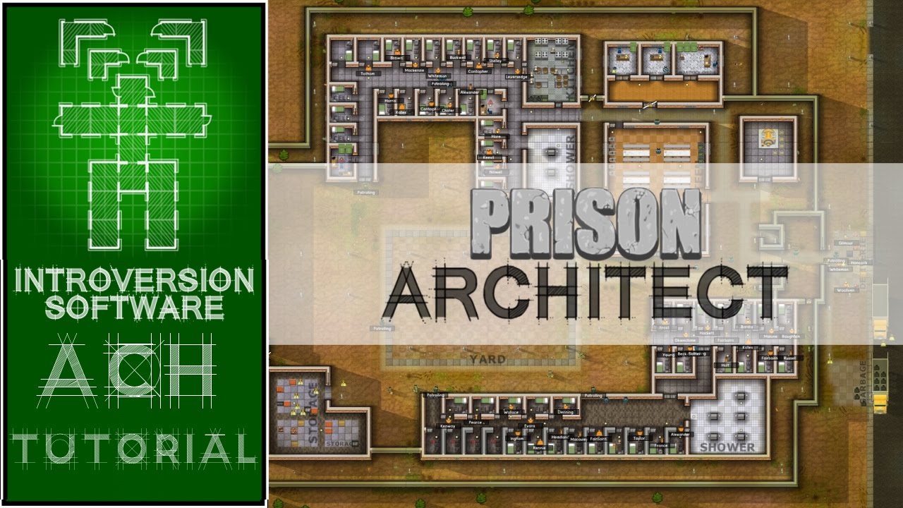 Tutorial Prison Architect (7/10) - Einsatz /Ausbrüche / Logistik / Klonen [Deutsch]