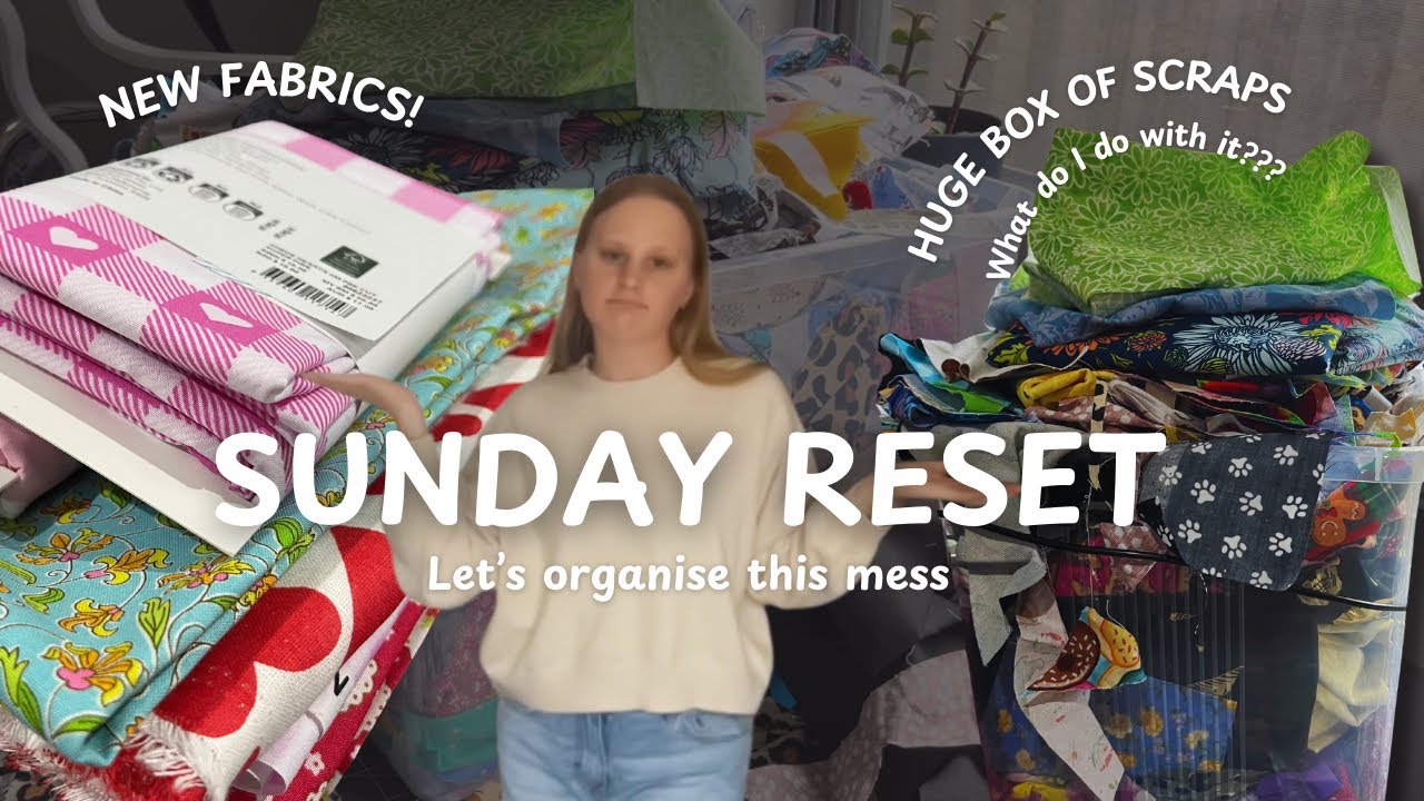 ✨Sunday Reset✨: Tidying My Craft Studio | ASMR satisfying #sundayreset