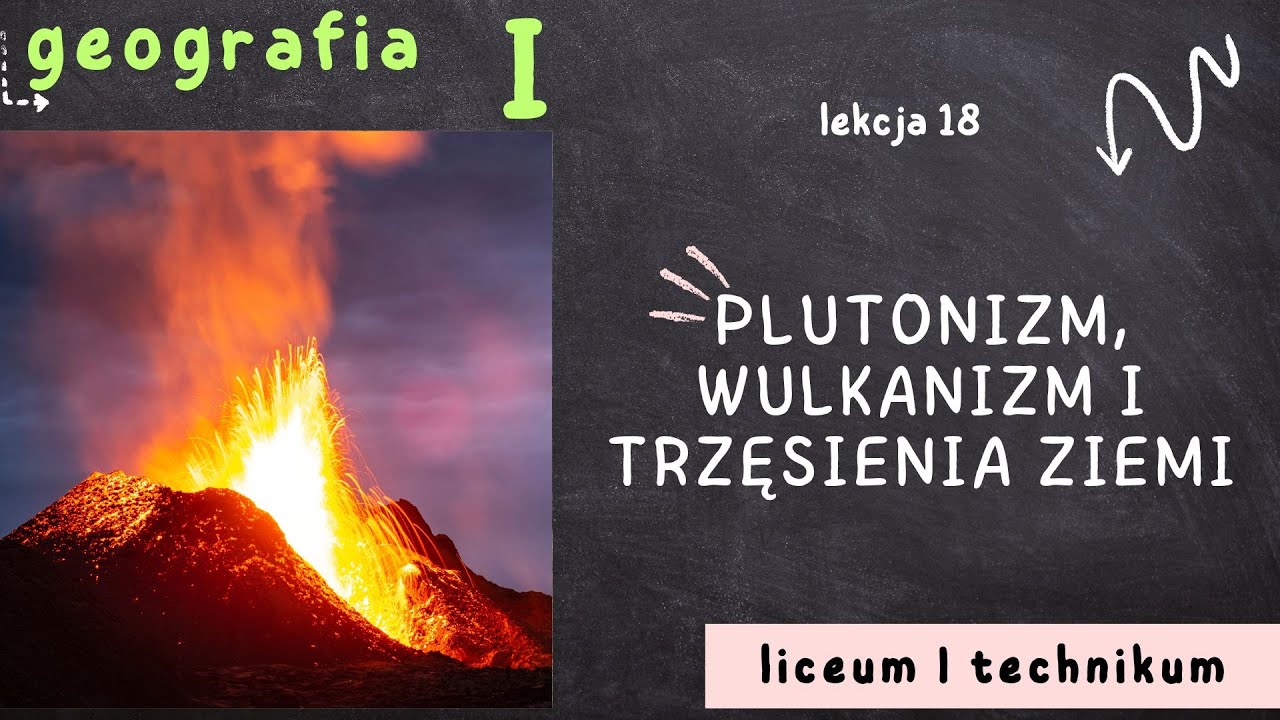 Geografia 1 LO [Lekcja 18:  Plutonizm, wulkanizm i trzęsienia ziemi  - poziom podstawowy]