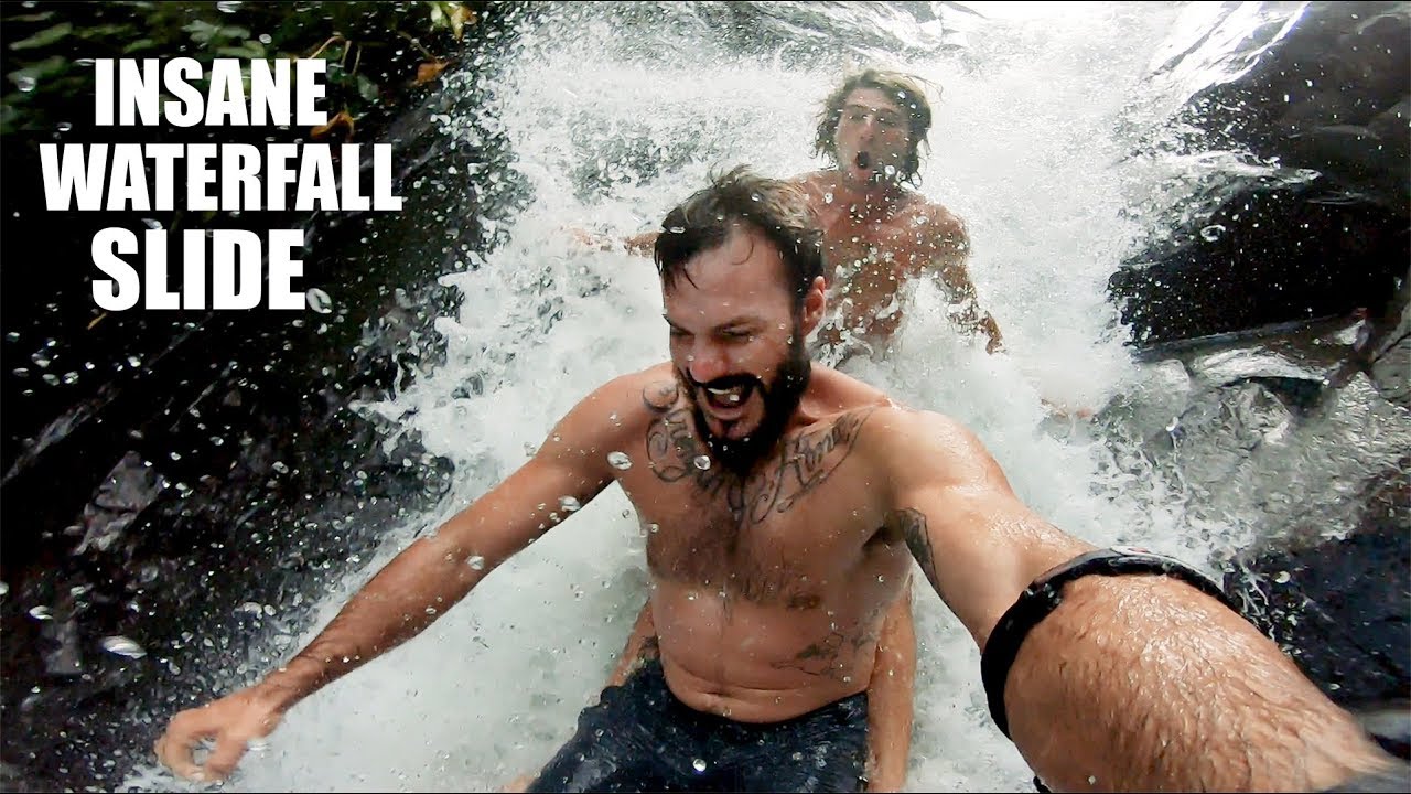 EPIC WATERFALL SLIDE + CLIFF JUMPS | Best of Bali!