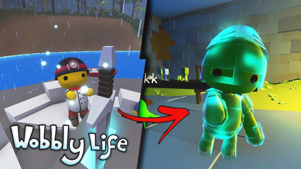 AKU DAN KETIGA ADIKKU MENEMUKAN ARMOR HANTU LEGENDARIS!!【Wobbly Life】
