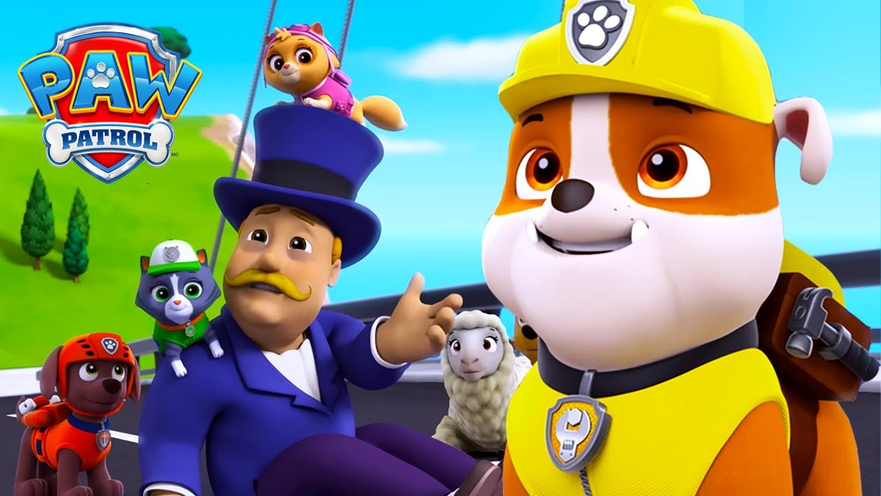 Rubble zoekt naar de gestolen luchtballon van Kapitein Turbot! | PAW Patrol Nederlands