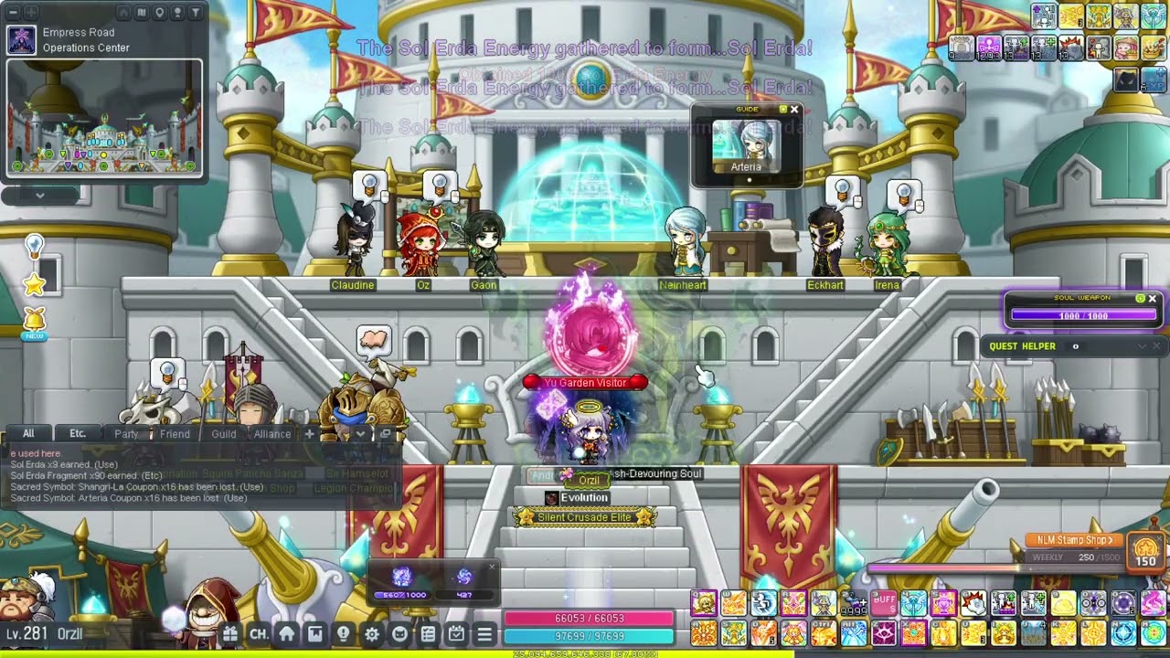 [High Mountain] first this week to get [Benediction lvl 20]. I can't do mall duo bc alt isnt lvl 260
