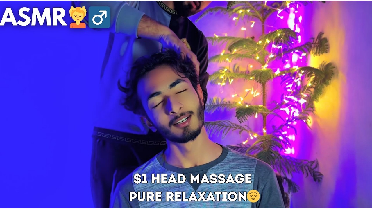 ASMR Head Massage for Deep Sleep | Relax & Smile😴