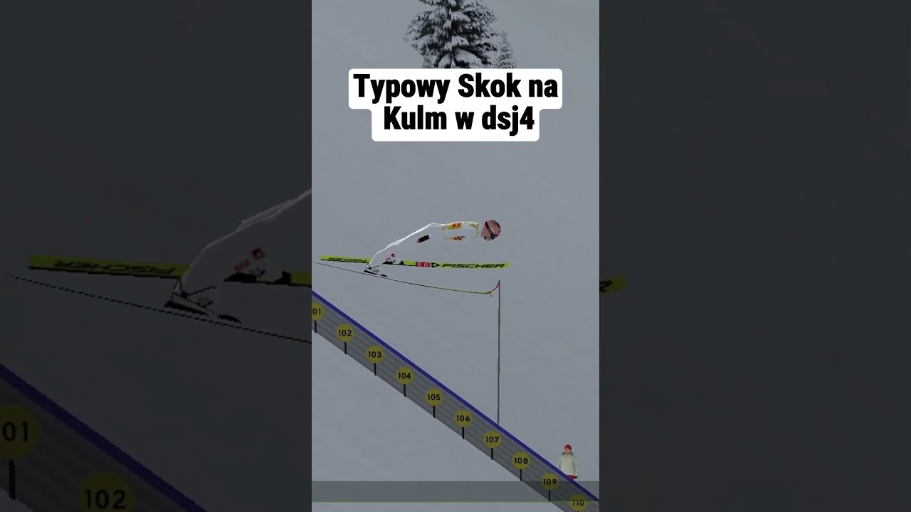 Typowe Kulm w dsj4  #skijumping #dsj4 #skokinarciarskie #kulm #shorts