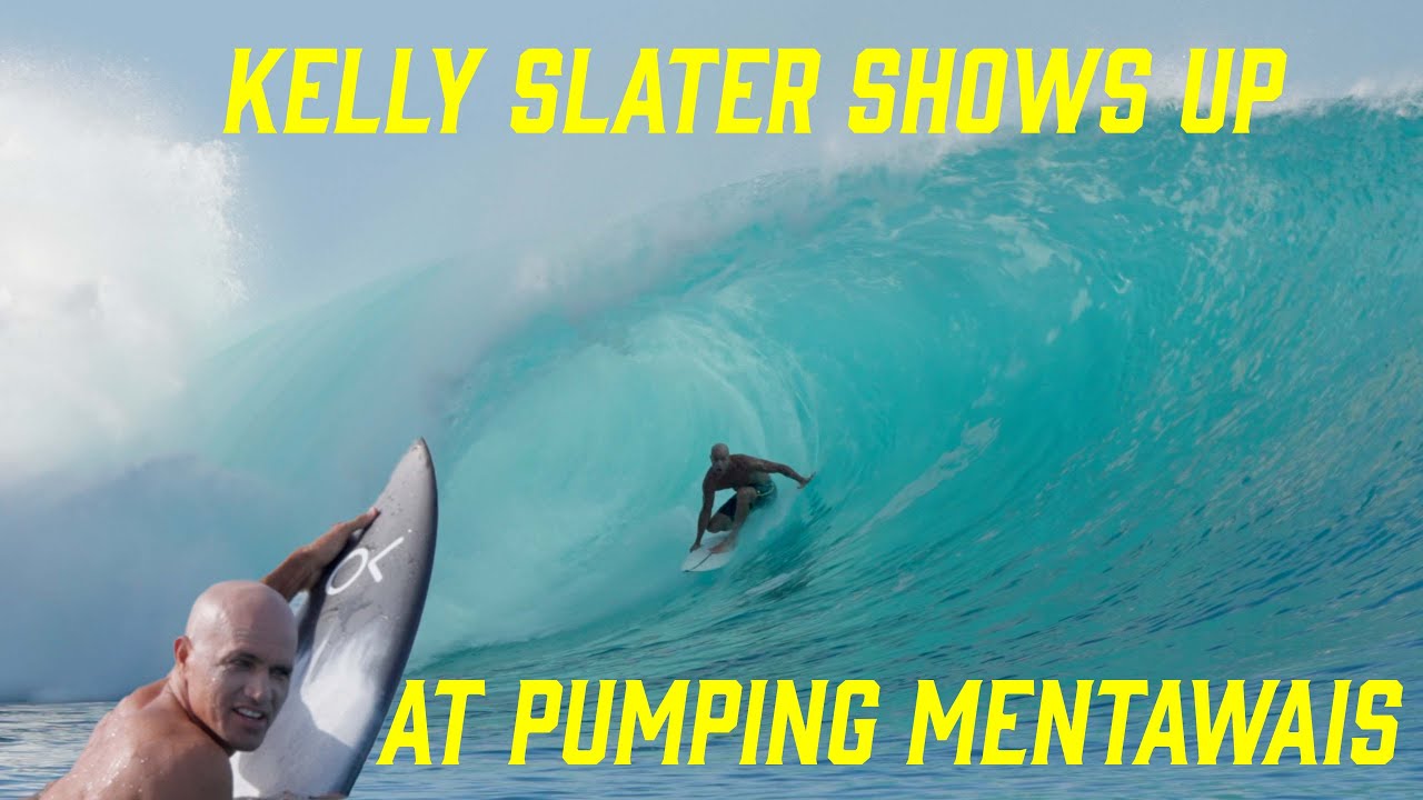 Kelly Slater Makes An Appearance at Pumping Mentawais