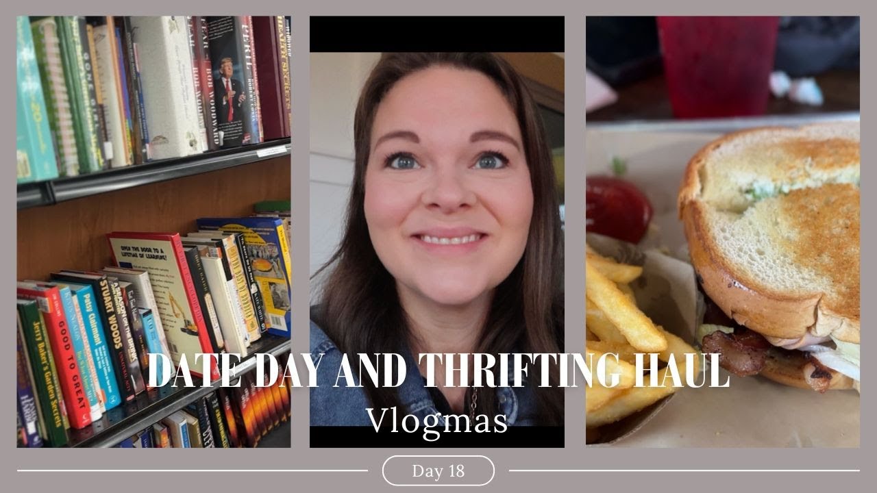 VLOGMAS, день 18 || Свидание и покупки в секонд-хенде