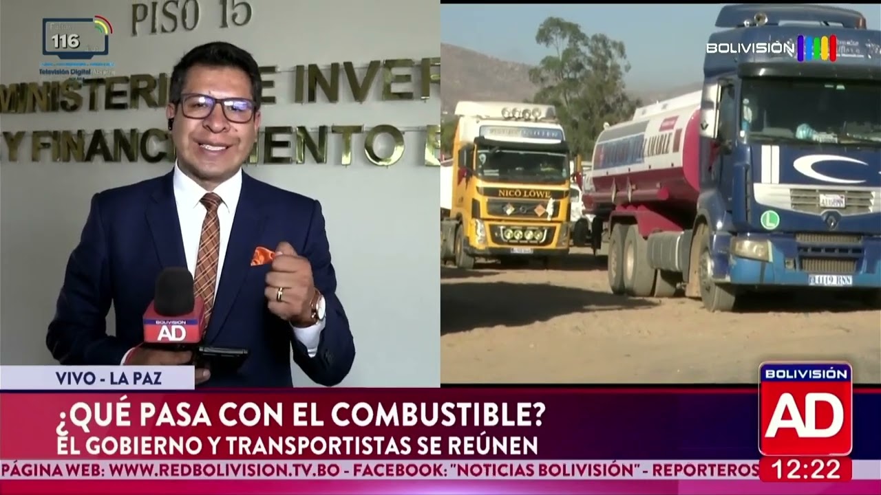 La mala calidad de la gasolina en La Paz centra la reunión entre el Gobierno y los transportistas