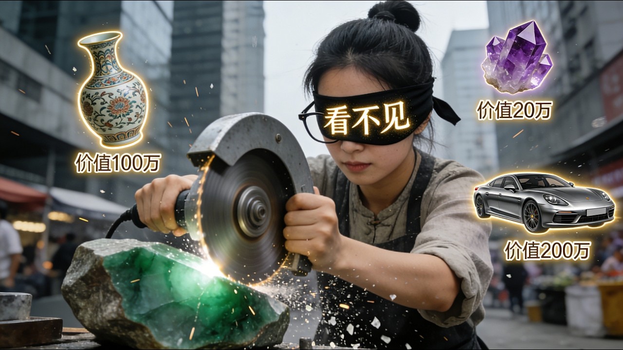 【完結】🔥廢柴盲女覺醒瞳術，鑑寶賭石，狂攬百億身家！