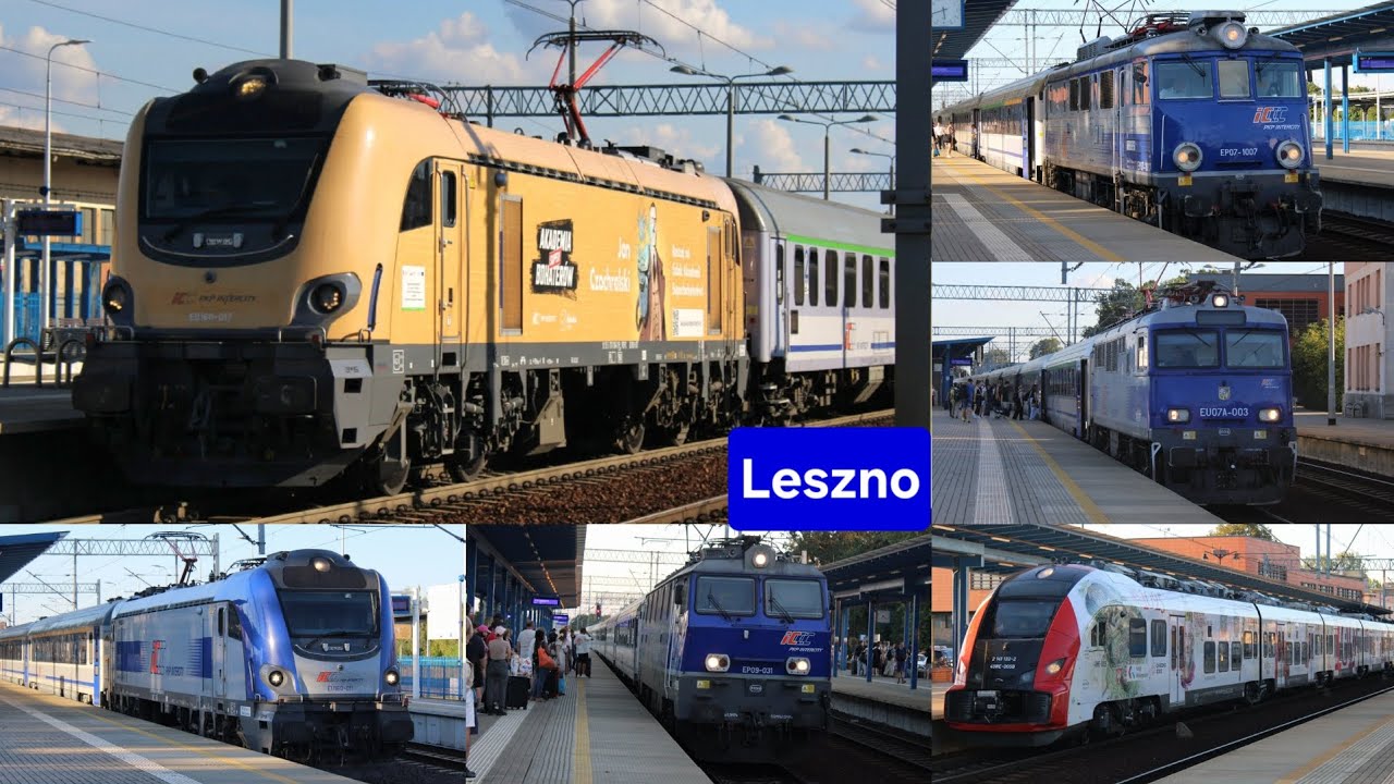 Pociągi na stacji Leszno IC, EIC, KW, PolRegio 