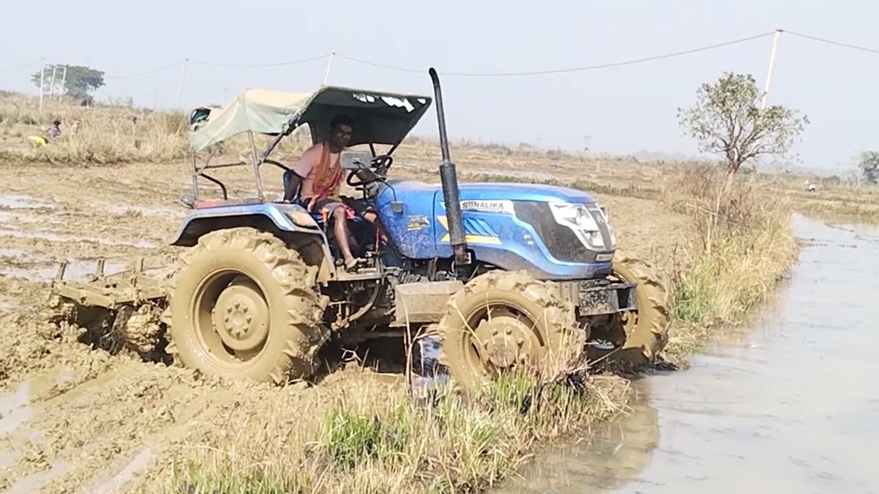 সোনালিকা টাইগার 4x4টানা ফাল জমি লেবেল 👌👌