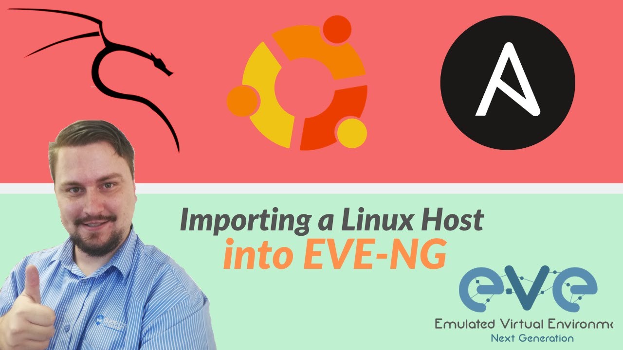 Импорт хоста Linux в EVE-NG