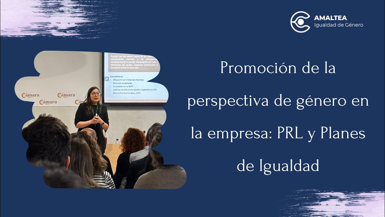 📣Promoción de la perspectiva de género en la empresa: PRL y Planes de Igualdad