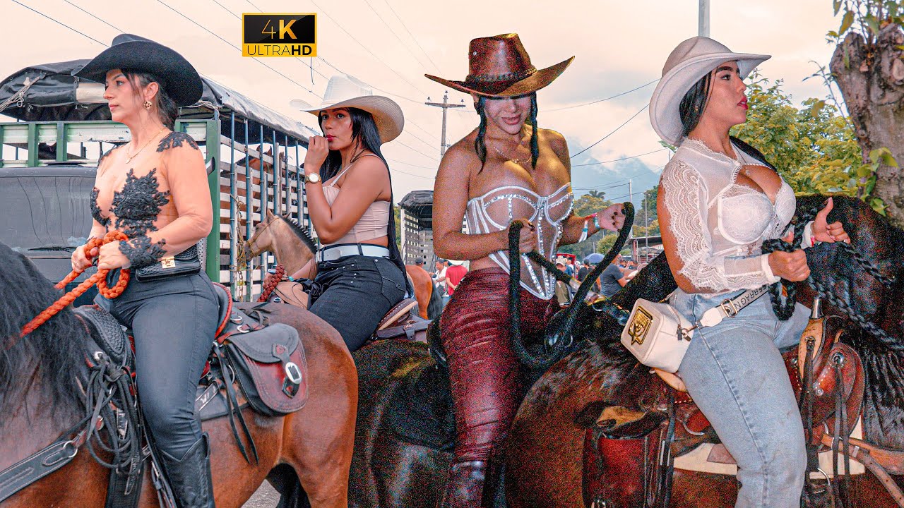 Super CABALGATA en Santa Elena - Valle 🐴 Hermosas Amazonas a Caballo 😍 COLOMBIA 2025