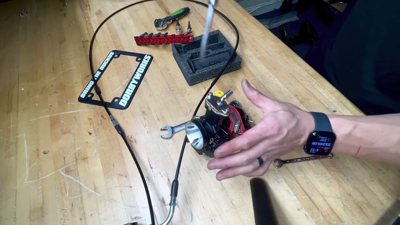 Honda Ruckus How To - GY6 Performance Carburetor & throttle installation. Dorbyworks