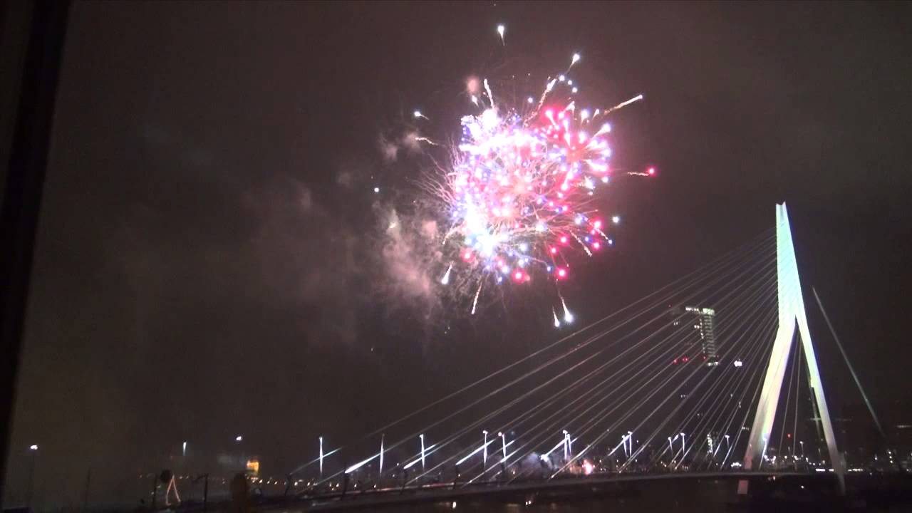 Vuurwerk Erasmusbrug 2013-2014