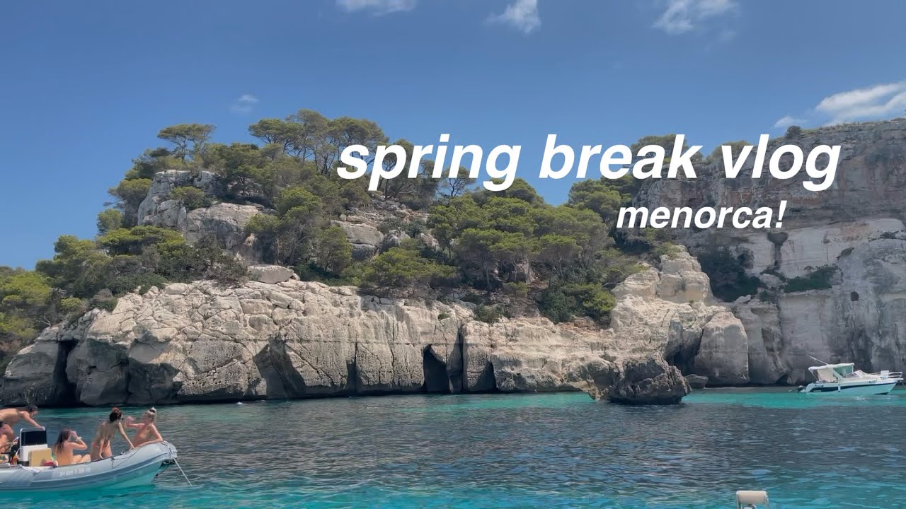 menorca summer vlog! beach, boats, sunsets…