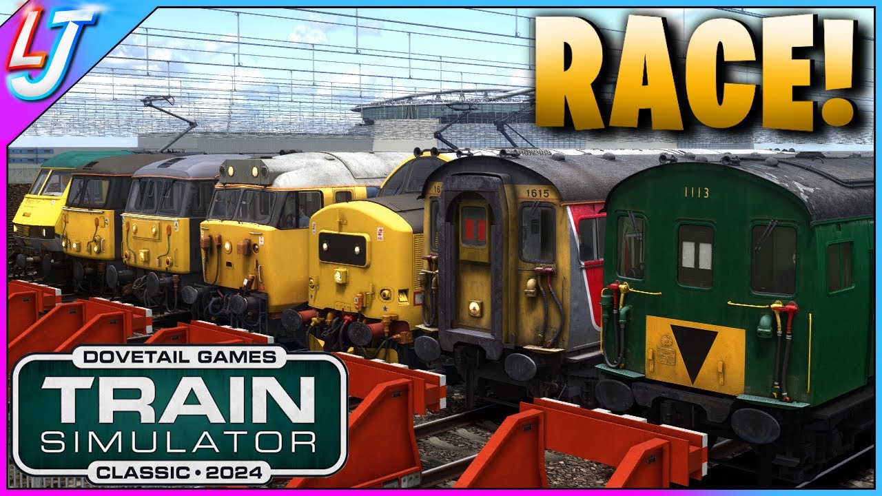 Train Simulator - Old Electric VS Old Diesel (RACE!)