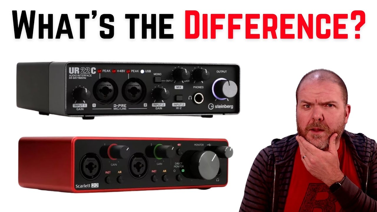 Focusrite Scarlett 2i2 и Steinberg UR22C | В чем разница?