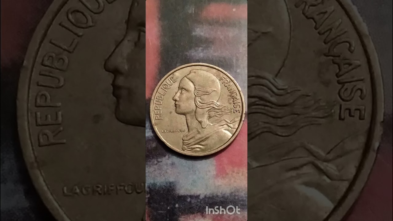 erreur in 5 centime 1988 de française Quatre plait
