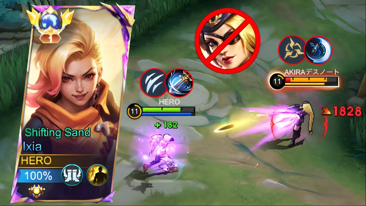 I FOUND IXIA NEW BUILD AND EMBLEM 2024 TO COUNTER LESLEY - MLBB