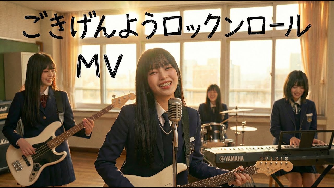 AI　【MV】ごきげんようロックンロール