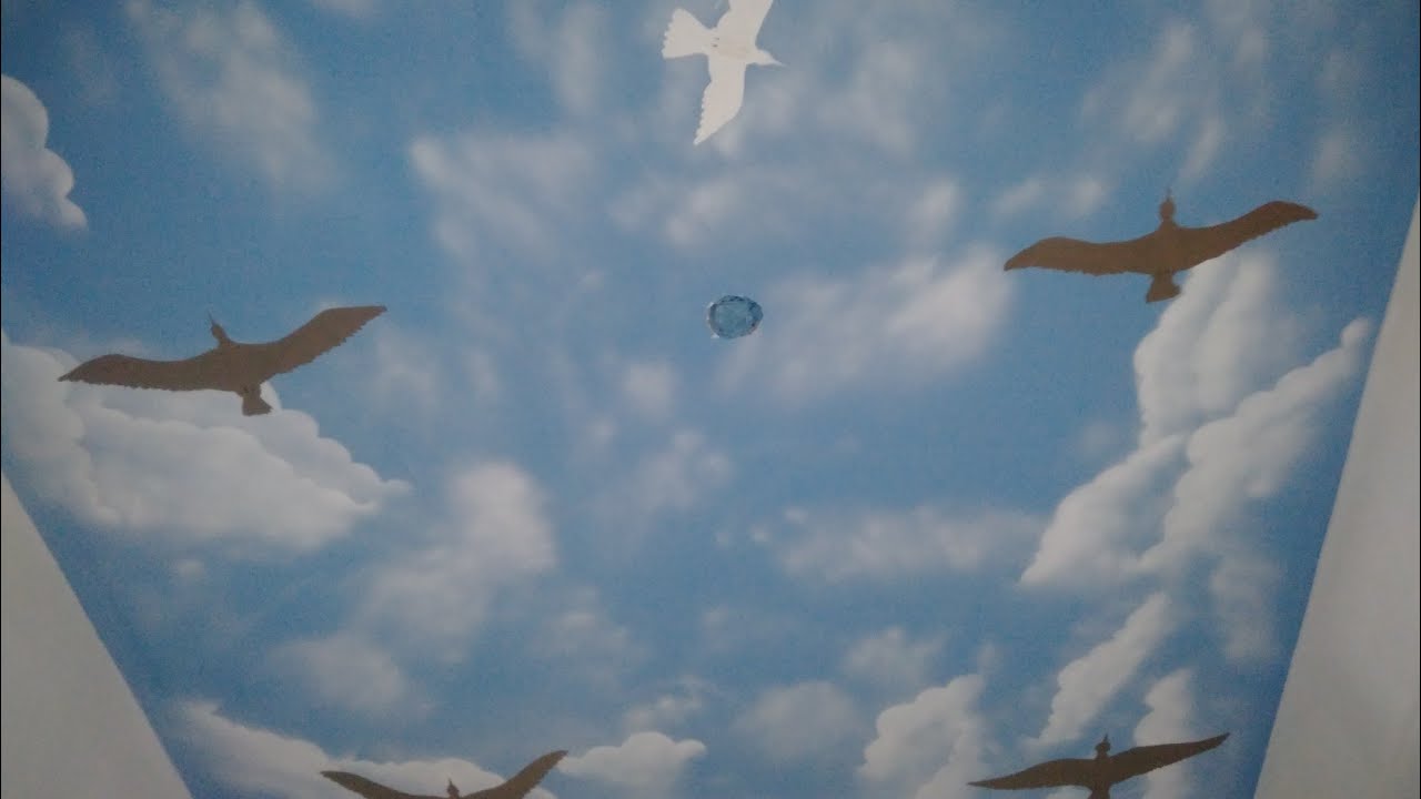 #Pintura #ceu Pintura de céu em 3D!!!