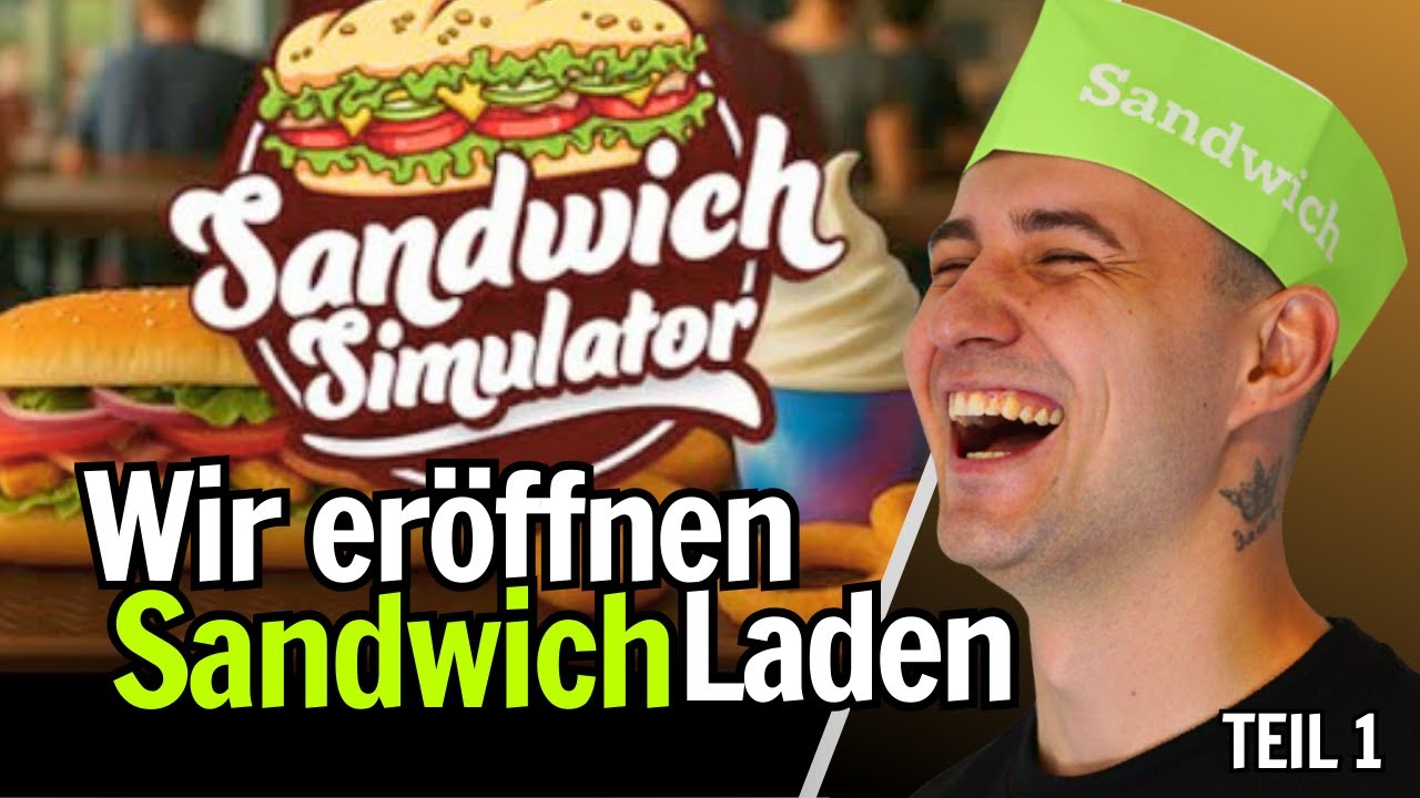 WIR ERÖFFNEN SANDWICH LADEN!😂 mit Schleimspur | Sandwich Simulator Teil 1 | NinjamoTV