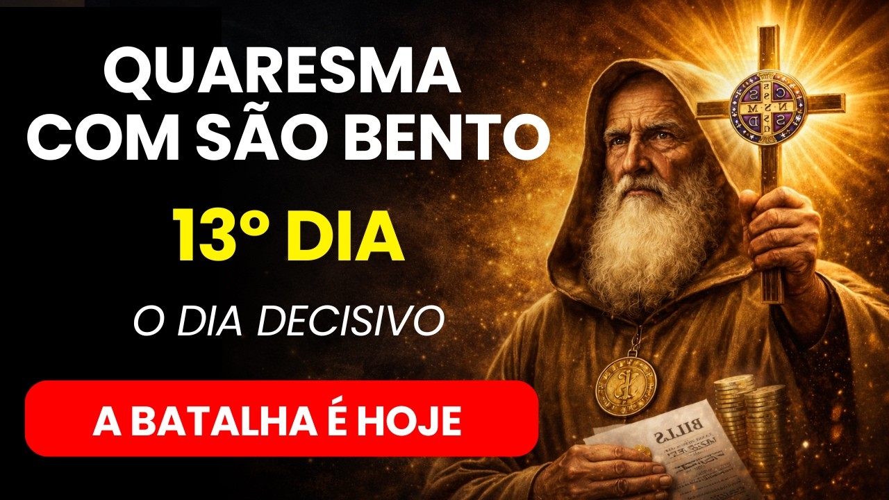 📿 13º DIA DA QUARESMA | 12 PALAVRAS DO GRIMÓRIO DE SÃO BENTO – A BATALHA ESPIRITUAL É HOJE!