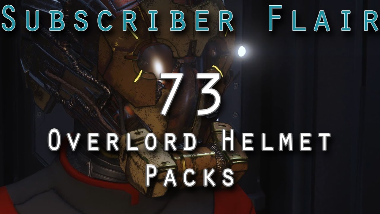 73 Overlord Helmet Packs (Star Citizen Subscriber Flair)