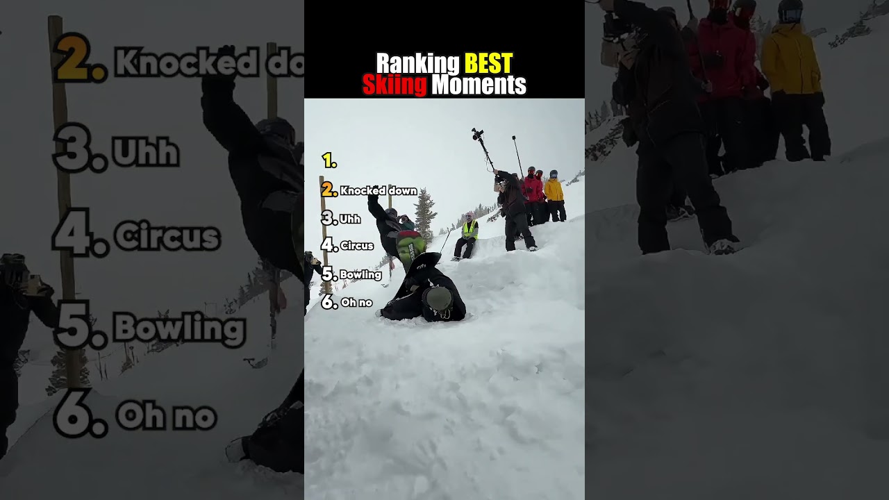 Ranking the best skiing moments ⛷️