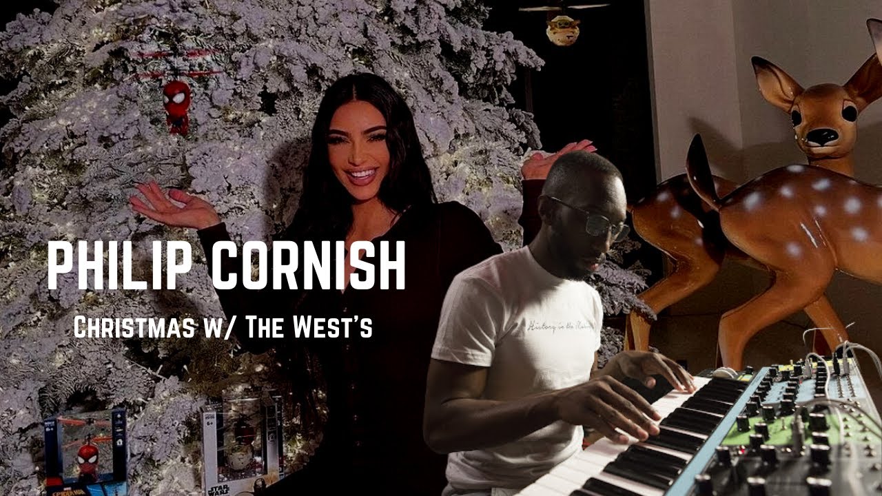 🔥🎄 Philip Cornish (Kanye West's MD) playing Christmas Music for Kim Kardashian & the West Kids