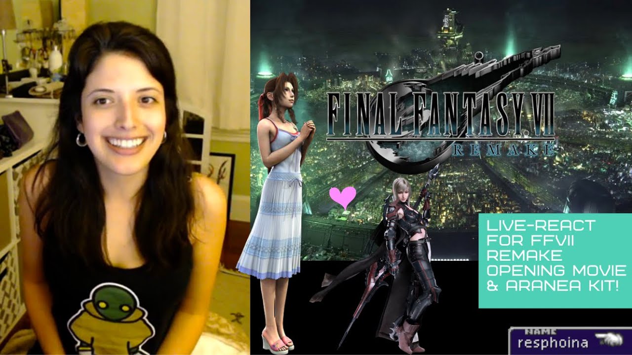 Live-Reacting to FFVII Remake Movie Opening & DFFOO Aranea Kit Reveal!