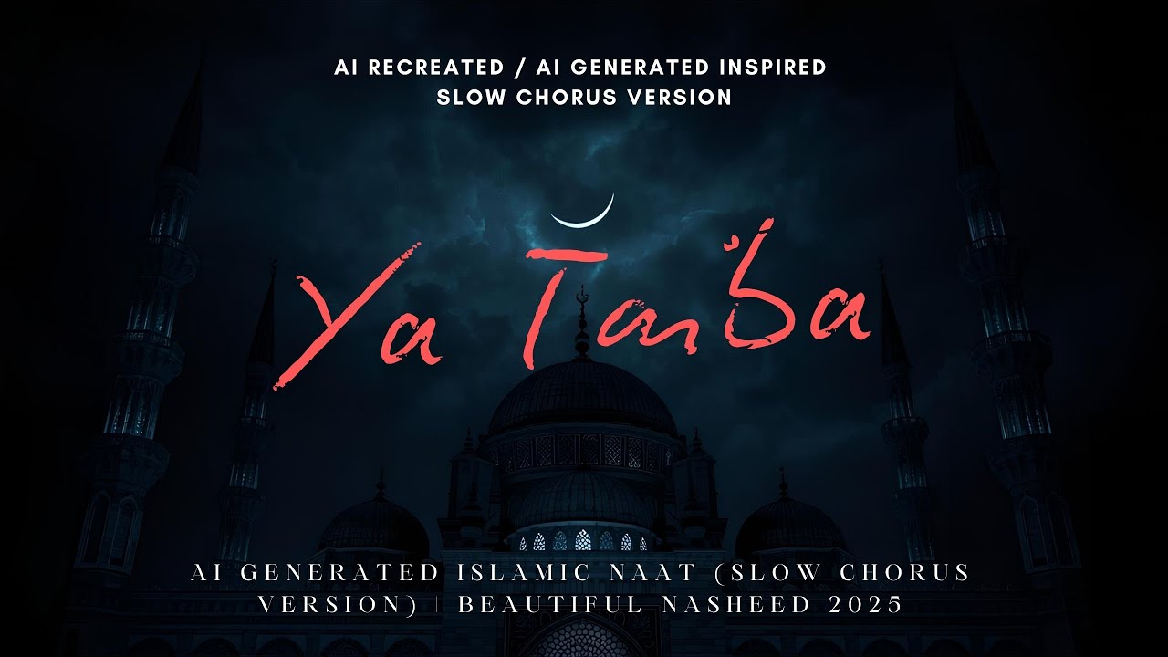 Ya Taiba Nasheed | AI Generated | Beautiful Islamic Naat 2025 | Emotional Arabic Nasheed