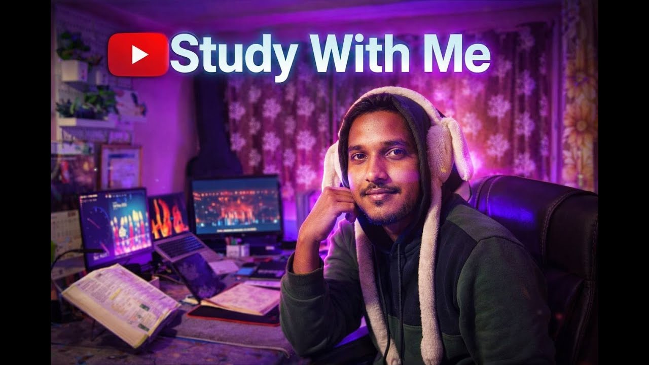 LIVE 🛑study with me  NEET 2026) 📚⛈️ rain sounds & pomodoro timer 4 hour/30 mnt || ABDUL WADUD||