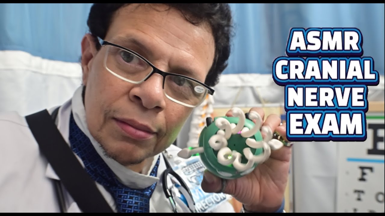 ⭐ASMR Medical Director Pro Style Cranial Nerve Exam | Very Tingly🩺