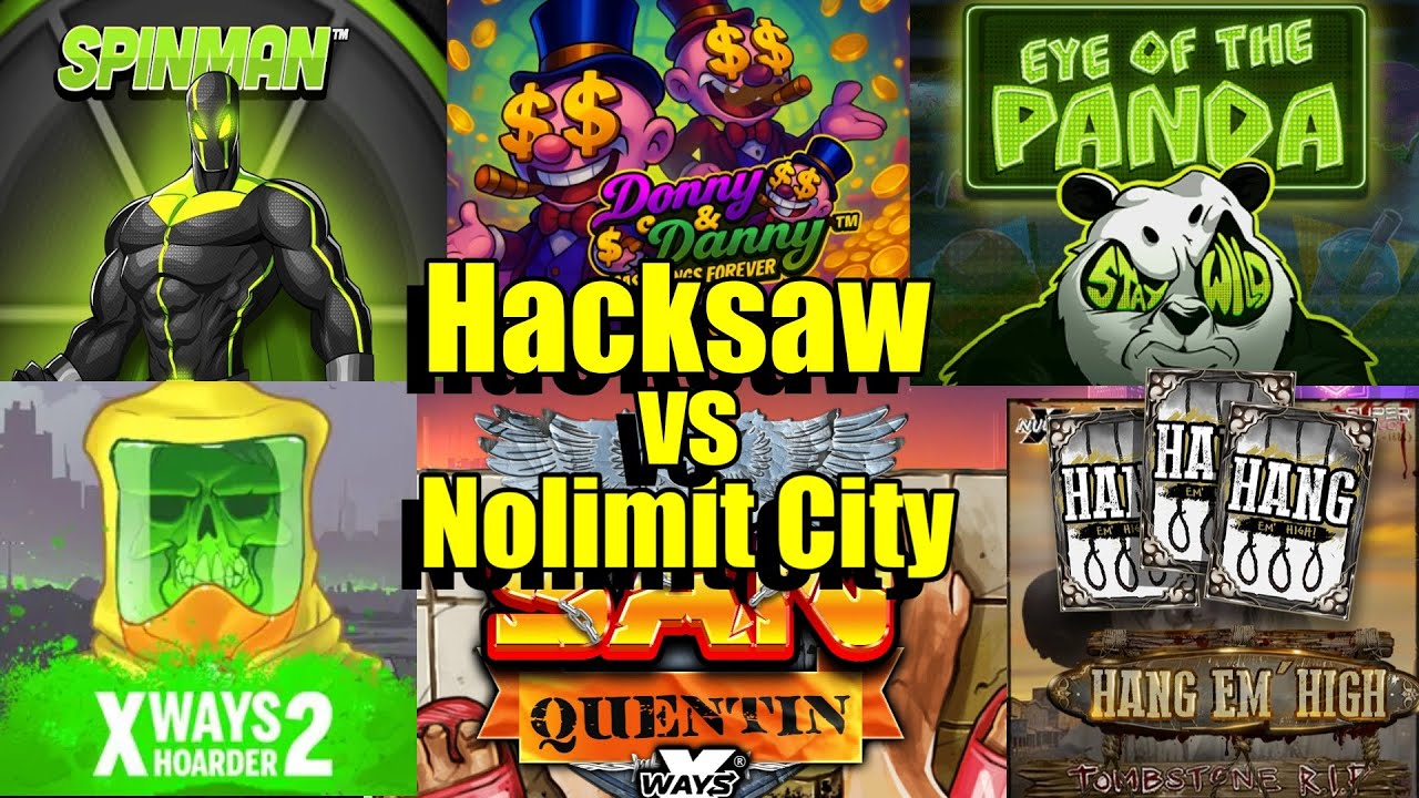 Hacksaw vs Nolimit City 8 Games Each + BTG vs Pragmatic 2nd Half, Who Will Win???