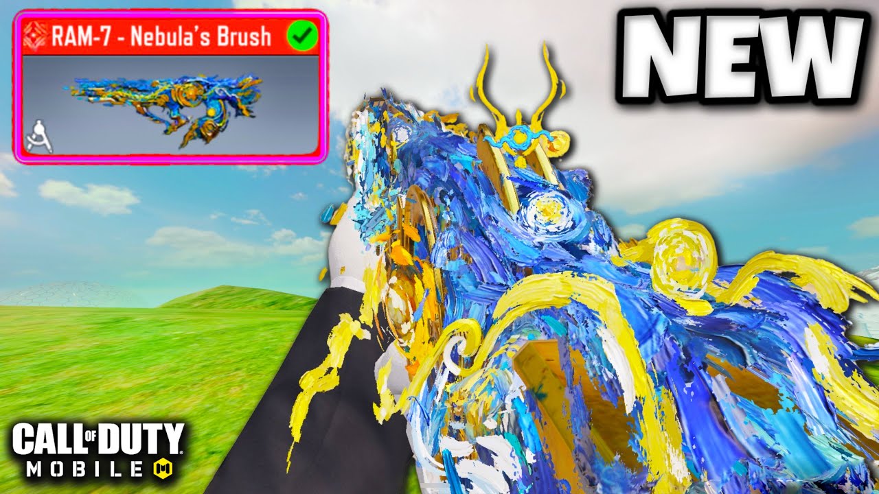 *NEW* MYTHIC RAM 7 - NEBULA'S BRUSH 😍 (COD MOBILE)