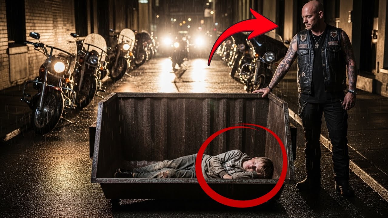 “They Found Him Sleeping in a Dumpster — And What 75 Hells Angels Did Brought the City to Tears.”