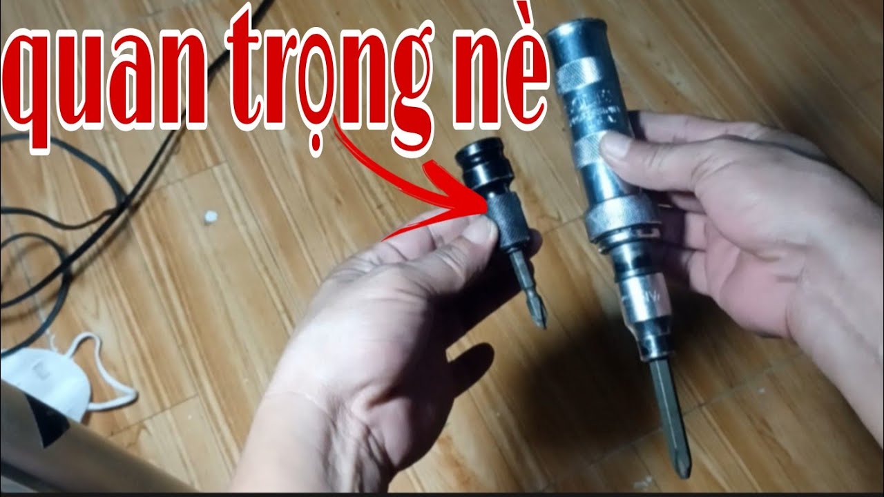 Hướng dẫn sử dụng vít đống, và chuyển đổi thông số của đầu vít.