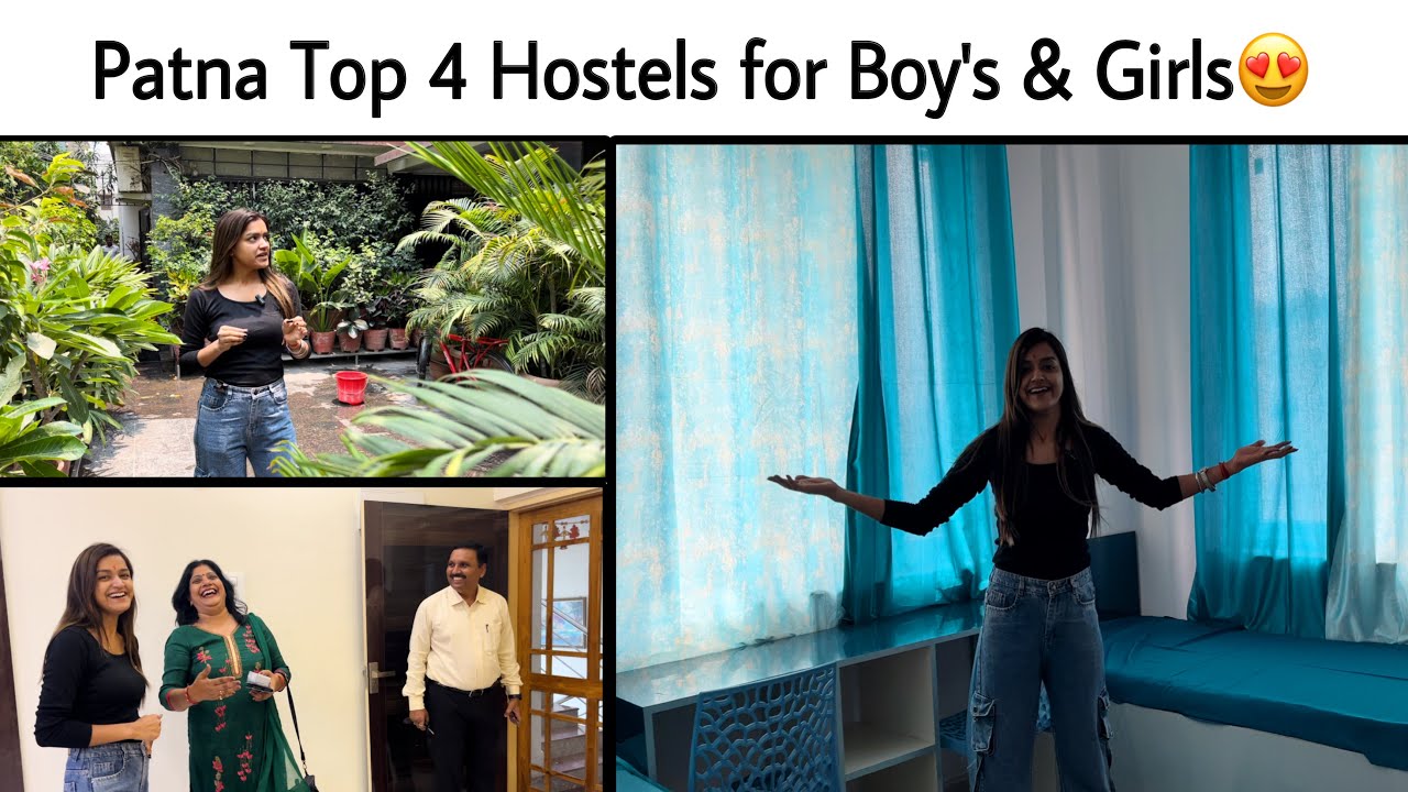 Patna की Top 4 Hostel’s 😍 | लड़के - लड़कियों के लिए इससे बेहतर कहीं नहीं  *Pw,Allen,Goal के बगल में*