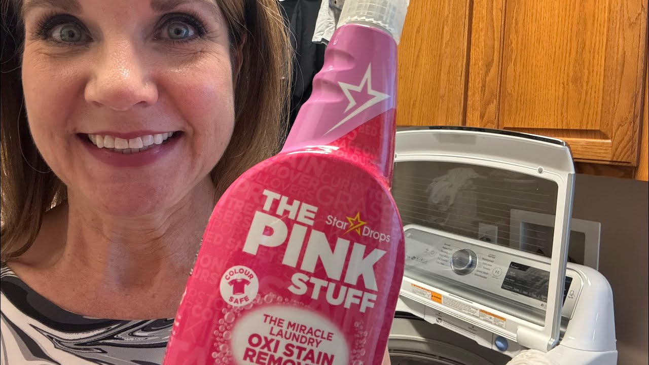 Stardrops - The Pink Stuff - The Miracle Laundry Oxi Stain Remover Spray #stardrops #ad