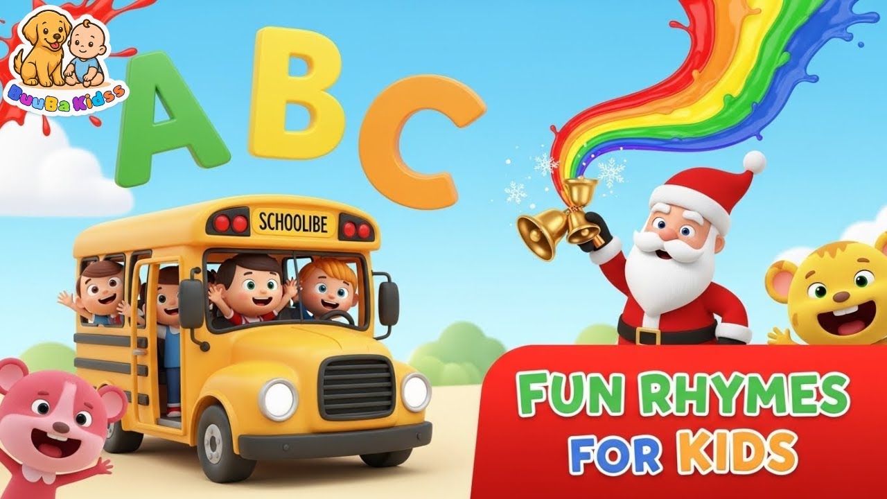 Alphabet Song + Wheels on the Bus + Jingle Bells + Colors Rhymes | Kids Nursery Rhymes Compilation